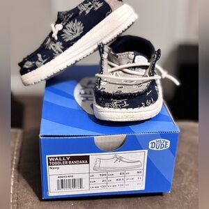 Hey Dude Navy Bandana Sneakers for Kids